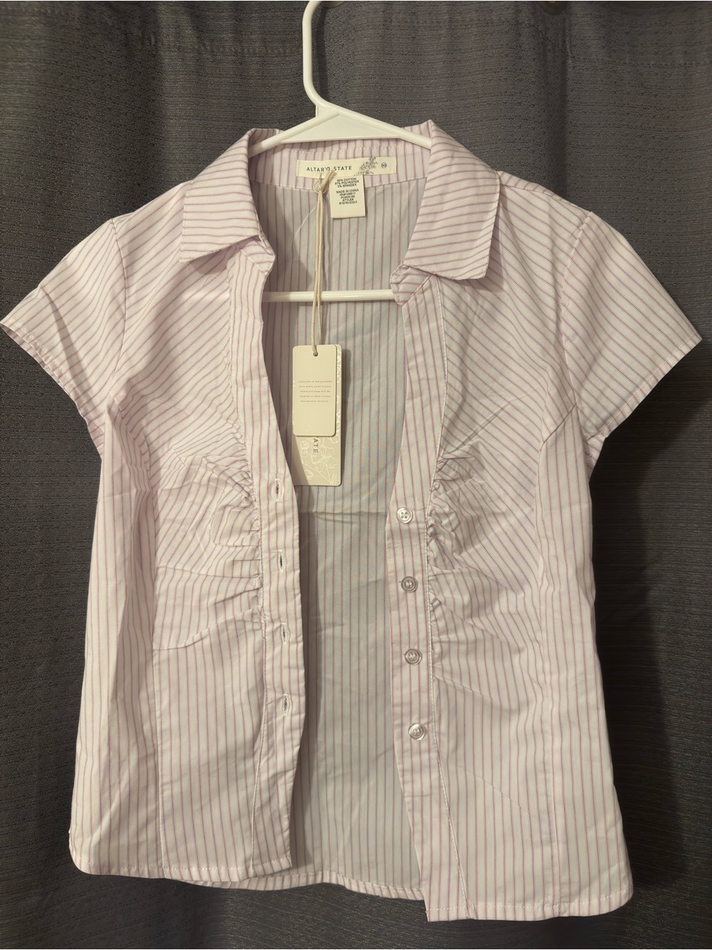 Altard State Jennifer Stripe Cinch Top - Picture 2 of 5